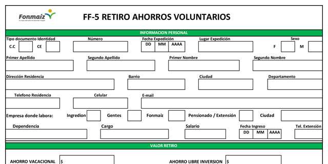 Descarga de Formatos – Fonmaíz Descarga de Formatos – Fonmaíz