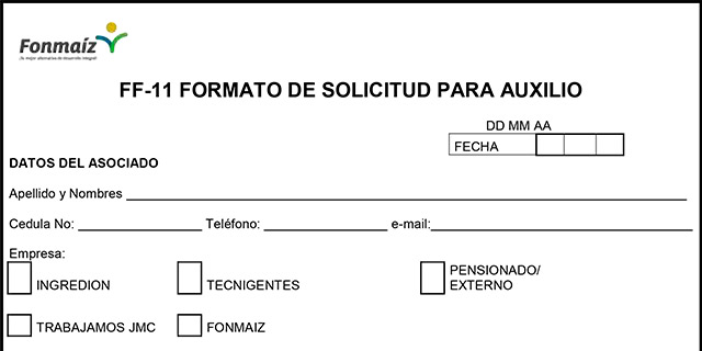 Descarga de Formatos – Fonmaíz Descarga de Formatos – Fonmaíz